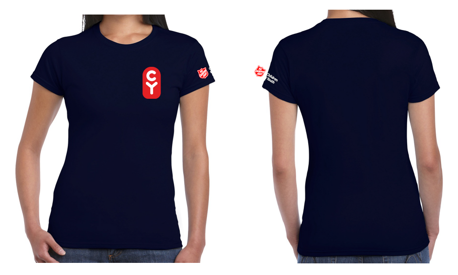 CY Clothing - Ladies Navy T-shirt Salvationist Publishing